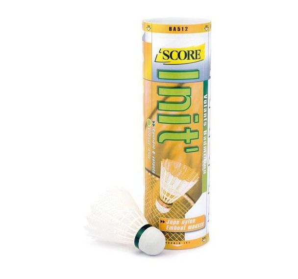 Volants de badminton init blanc