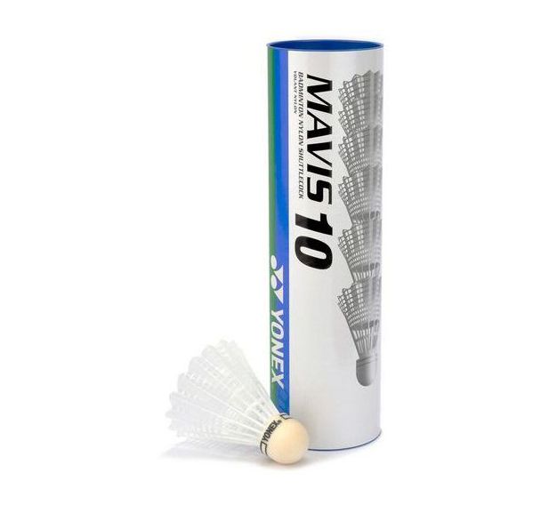 Volants de badminton yonex mavis 10 blancs