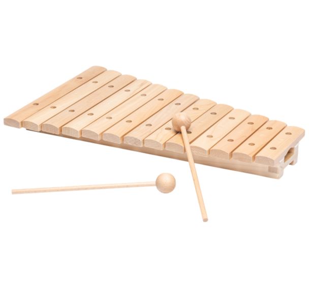 Xylophone 13 lames - erable + 2 mailloches-Fuzeau