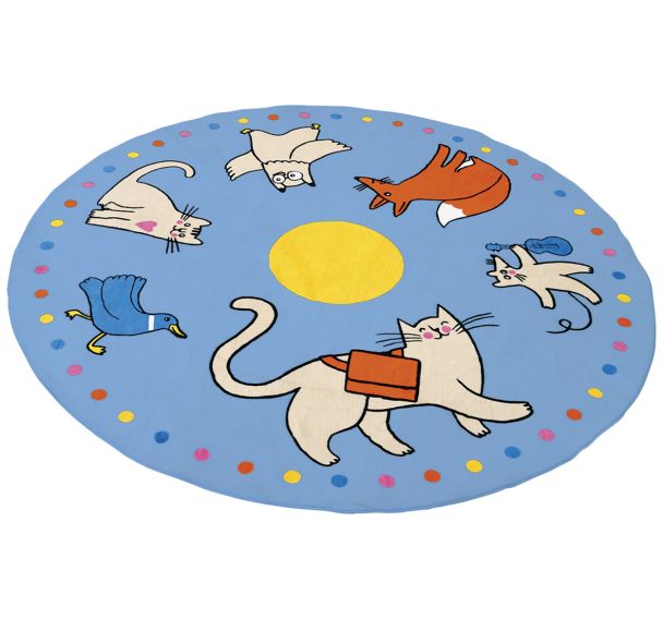 Zamizen - grand tapis - la ronde des amis-Nathan