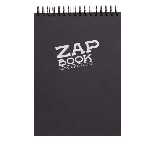 Zap Book bloc RI en tête A4 160 feuilles 80g Noir
