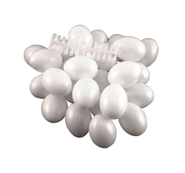 Œuf blanc à décorer 60x40 mm