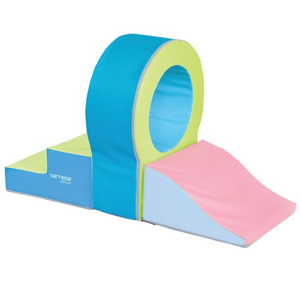 kit tunnel Rose/bleu ciel/kiwi/turquoise/lilas