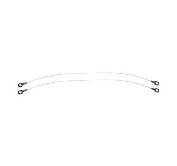 lot de 2 fils en inox pour lyre à génoise