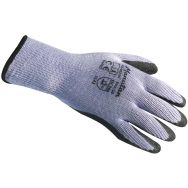 10 paires de gants tricotés enduits latex T10 Bleu/Noir