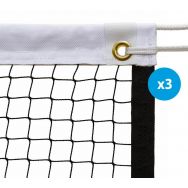 3 filets badminton Huck drisse 5mm avec âme kevlar