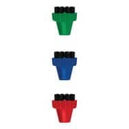 Kit 3 petites brosses couleur pour Polti Vaporetto série Pro, Classic