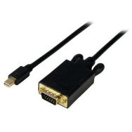 Adaptateur Mini DisplayPort vers VGA-Câble Display Port Mâle VGA Mâle Noir1,8m