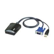Adaptateur console KVM VGA/USB sur PC portable ATEN
