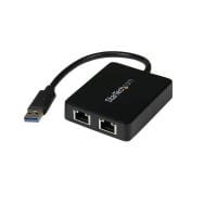 Adaptateur réseau USB 3.0 vers 2 ports Gigabit Ethernet