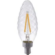 Ampoule bougie torsadée LED C35 E14 1.5 à 4W dimmable - SPL