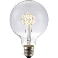 Ampoule filament LED E27 décorative et coloré FleX TR G95 à G125 - SPL