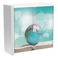 Armoire à rideaux personnalisée- Globe - EasyOffice
