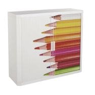 Armoire à rideaux personnalisée crayons - EasyOffice