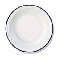 Assiette creuse en inox émaillé ø20 cm blanc-Snaak