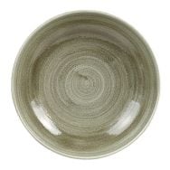 Assiette creuse en porcelaine ø24,8 cm vert-Patina-Churchill