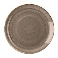 Assiette plate en porcelaine-Stonecast