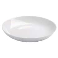 Assiette plate en porcelaine blanc-Eloa