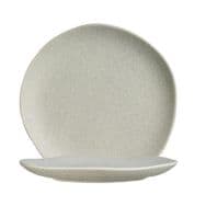 Assiette plate en porcelaine ø16 cm gris-Rocaleo Nature