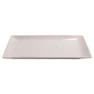 Assiette rectangulaire plate en porcelaine-Clelia
