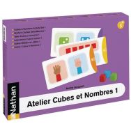 Atelier cubes et nombres 1 pour 2 enfants