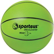 Ballon Basket Initiation PVC Sporteus T4 Ø 210mm 360 g vert