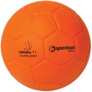 Ballon Hand Init. Double mousse PVC Sporteus T1 Ø165 orange