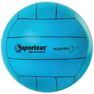 Ballon de Volley Initiation PVC Sporteus Ø 215 mm 300 g bleu