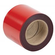 Bande magnétique effaçable pour marquage 10 m - Rouge - Manutan