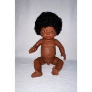 Bébé africain garçon avec cheveux