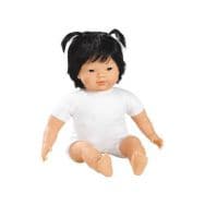 Bébé asiatique fille 40 cm avec cheveux