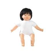 Bébé asiatique garçon 40 cm avec cheveux