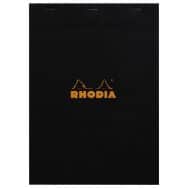 Bloc agrafé Rhodia BLACK N 18 21x29,7cm 80f Q.5x5 80g - Lot de 5