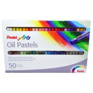 Boîte 50 pastels huile Pentel diam: 8 mm