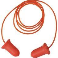 Boite bouchons d'oreilles hte visibilité+cordelette Orange fluo