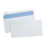 Boîte de 500 enveloppes blanches autocollantes siligom 80gr 110X220mm DL