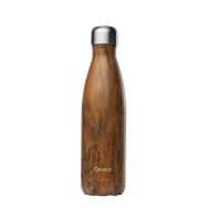 Bouteille isotherme 500ml wood - Qwetch