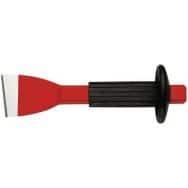 Burin spatulé avec protection - Poids : 630 g - Long : 250