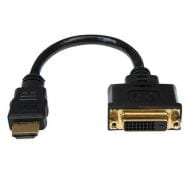 Câble adaptateur vidéo HDMI vers DVI-D de 20 cm-HDMI mâle vers DVI femelle