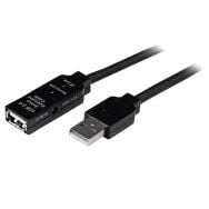 Câble d'extension USB 2.0 actif Type A/A - Mâle/Femelle bleue 5 m