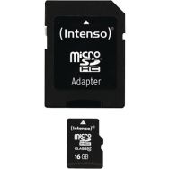 Carte MicroSDHC 16 Go Class 10 - Intenso