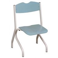 Chaise 4 pieds Alizée T3 Appui sur table Blanc