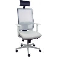 Chaise de bureau Horna blanche