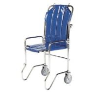 Chaise portoir pliable bleue