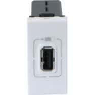 Chargeur 1 usb 22,5X45 legrand universel