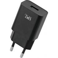 Chargeur secteur 1 USB 12W 2.4A - Noir