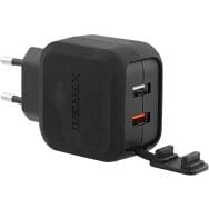 Chargeur secteur 2 ports USB-A compact Xtremwork