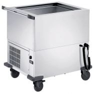 Chariot de distribution de repas réfrgéres pour 2xGN_SAW 2UK