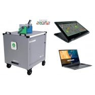 Classe mobile lockncharge chrome tactile Acer 12'' + PC 15''