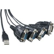 Convertisseur USB vers 4 ports DB9 prolific